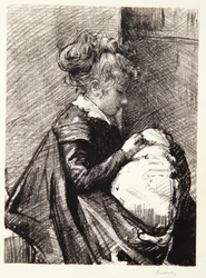 Die Näherin, 1901